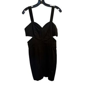 French Connection black cutout cocktail dress size 12